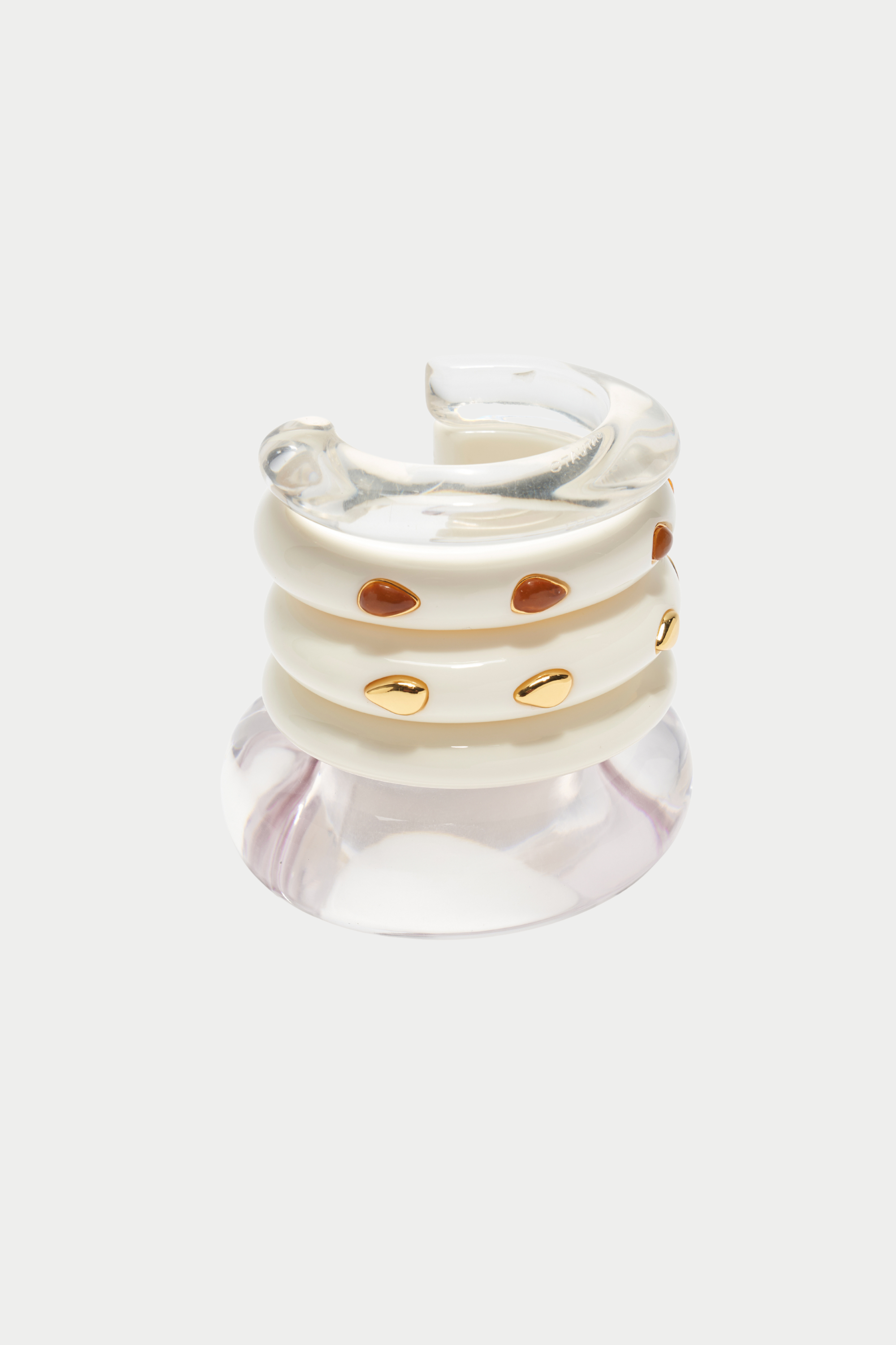 LIZZIE FORTUNATO JEWELS - Ridge Cuff, Alabaster