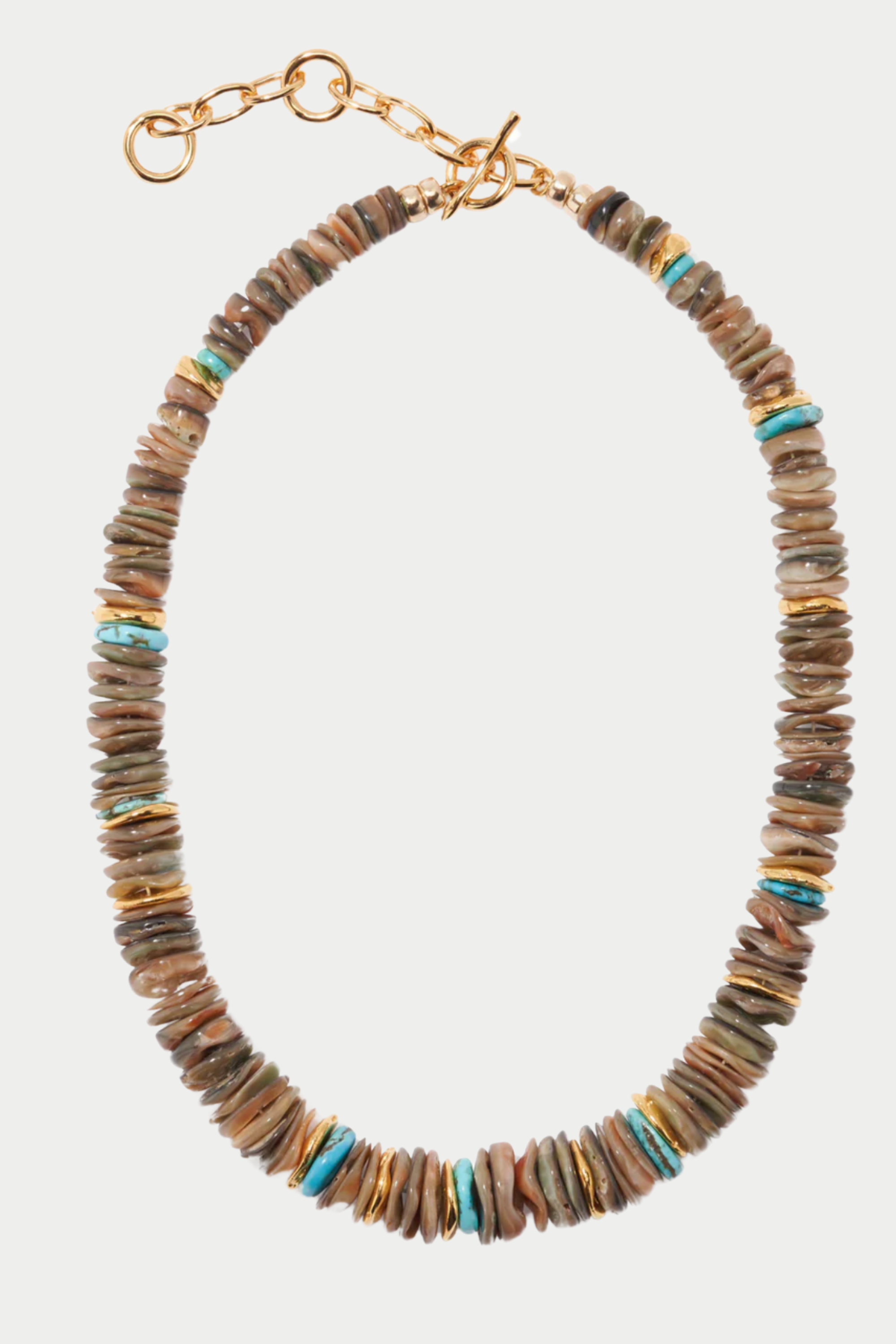 LIZZIE FORTUNATO JEWELS - Sand & Sky Necklace, Tan