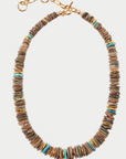 LIZZIE FORTUNATO JEWELS - Sand & Sky Necklace, Tan