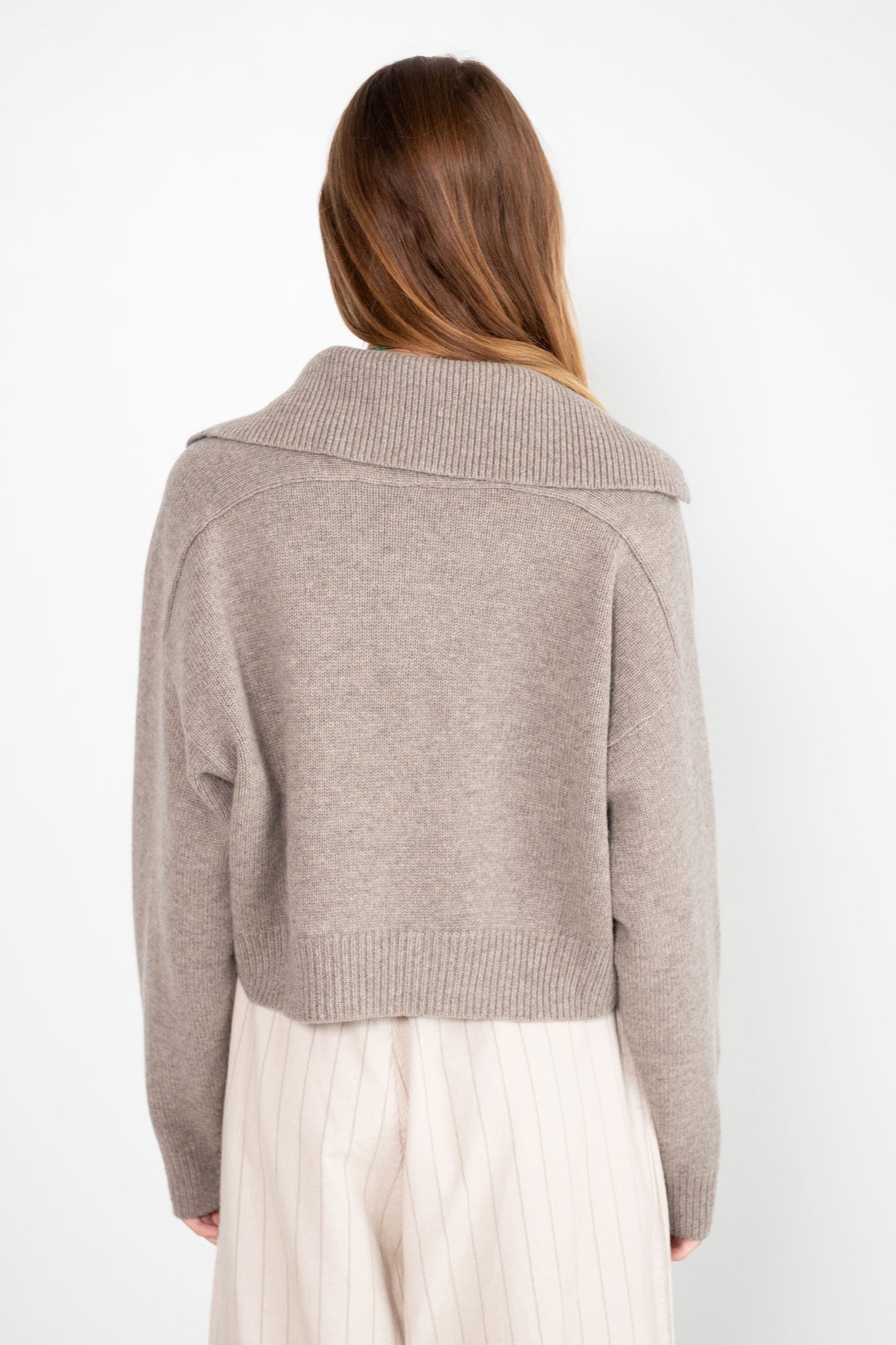 LOULOU STUDIO - Aksi Sweater, Ashes Melange