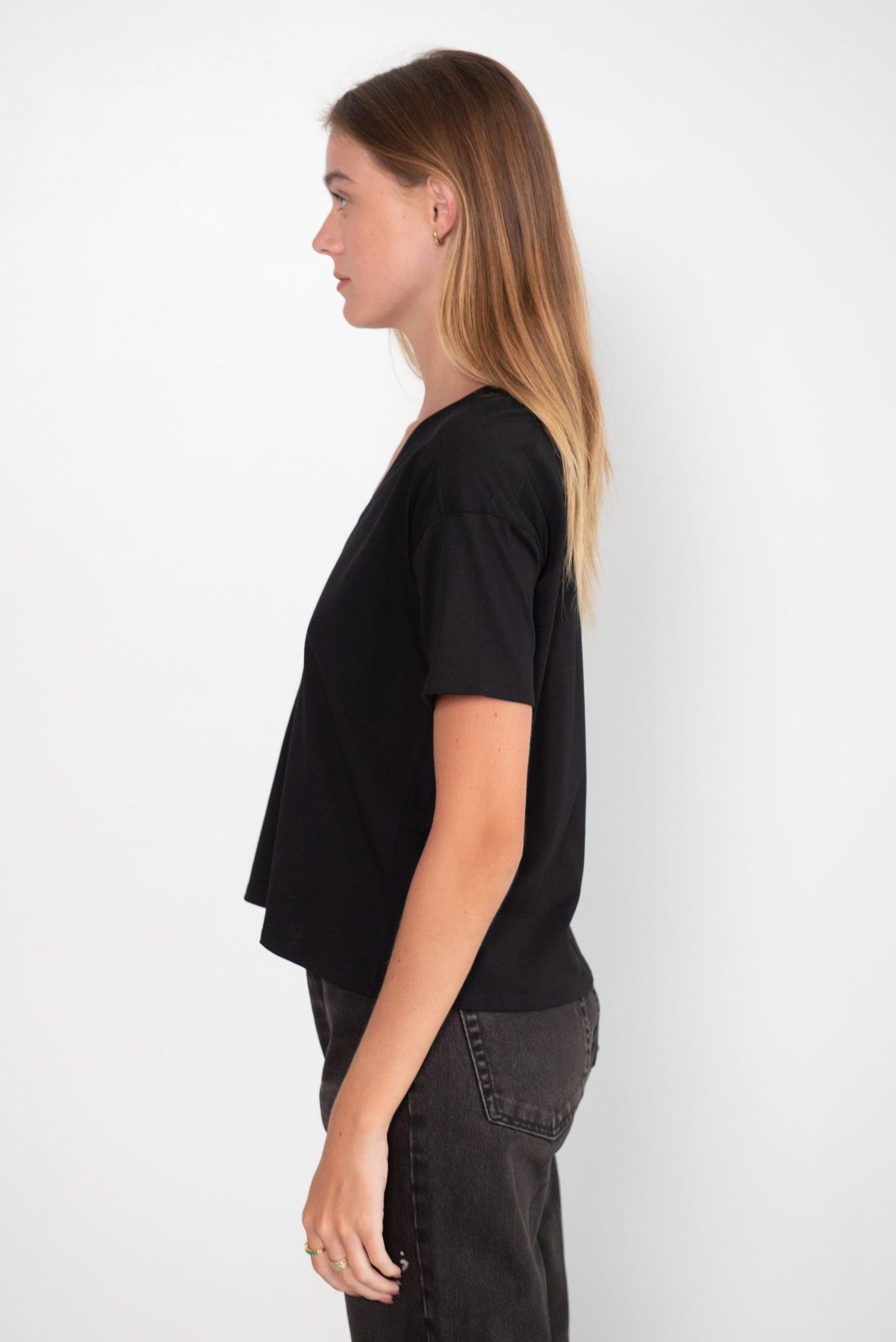LOULOU STUDIO - Faaa T-Shirt, Black