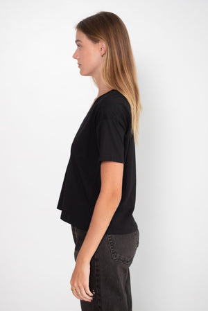 LOULOU STUDIO - Faaa T-Shirt, Black