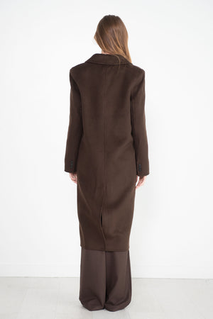 LOULOU STUDIO - Mill Long Coat, Brown