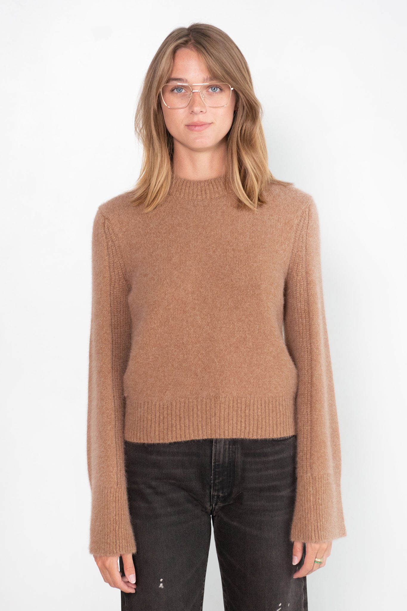 LOULOU STUDIO - Otavi Sweater, Camel