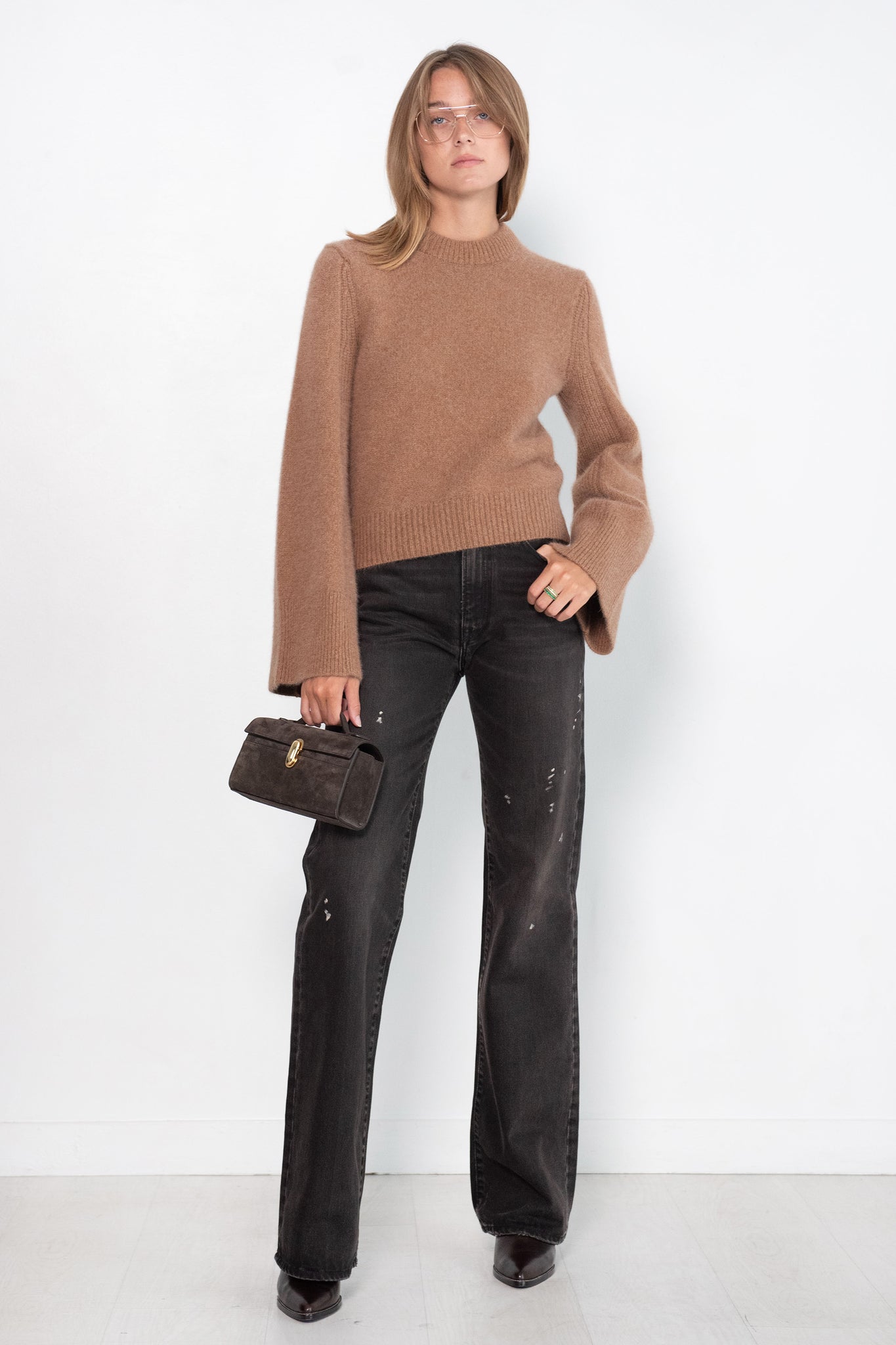 LOULOU STUDIO - Otavi Sweater, Camel
