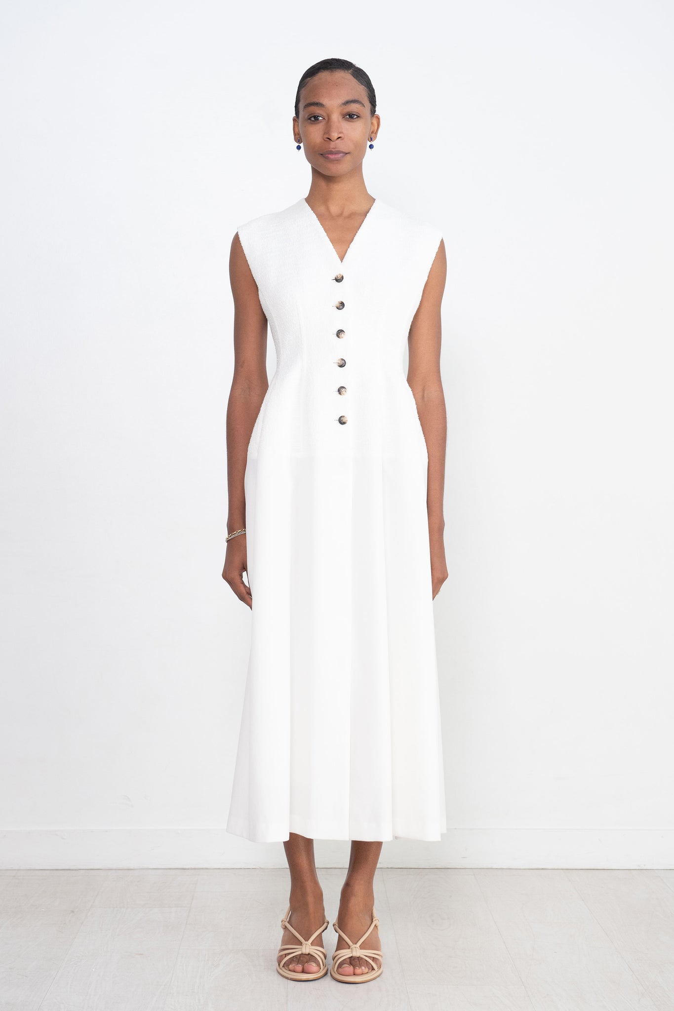 The Isla Dress White