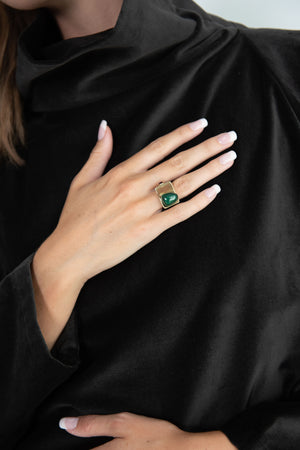 Ring, Malachite