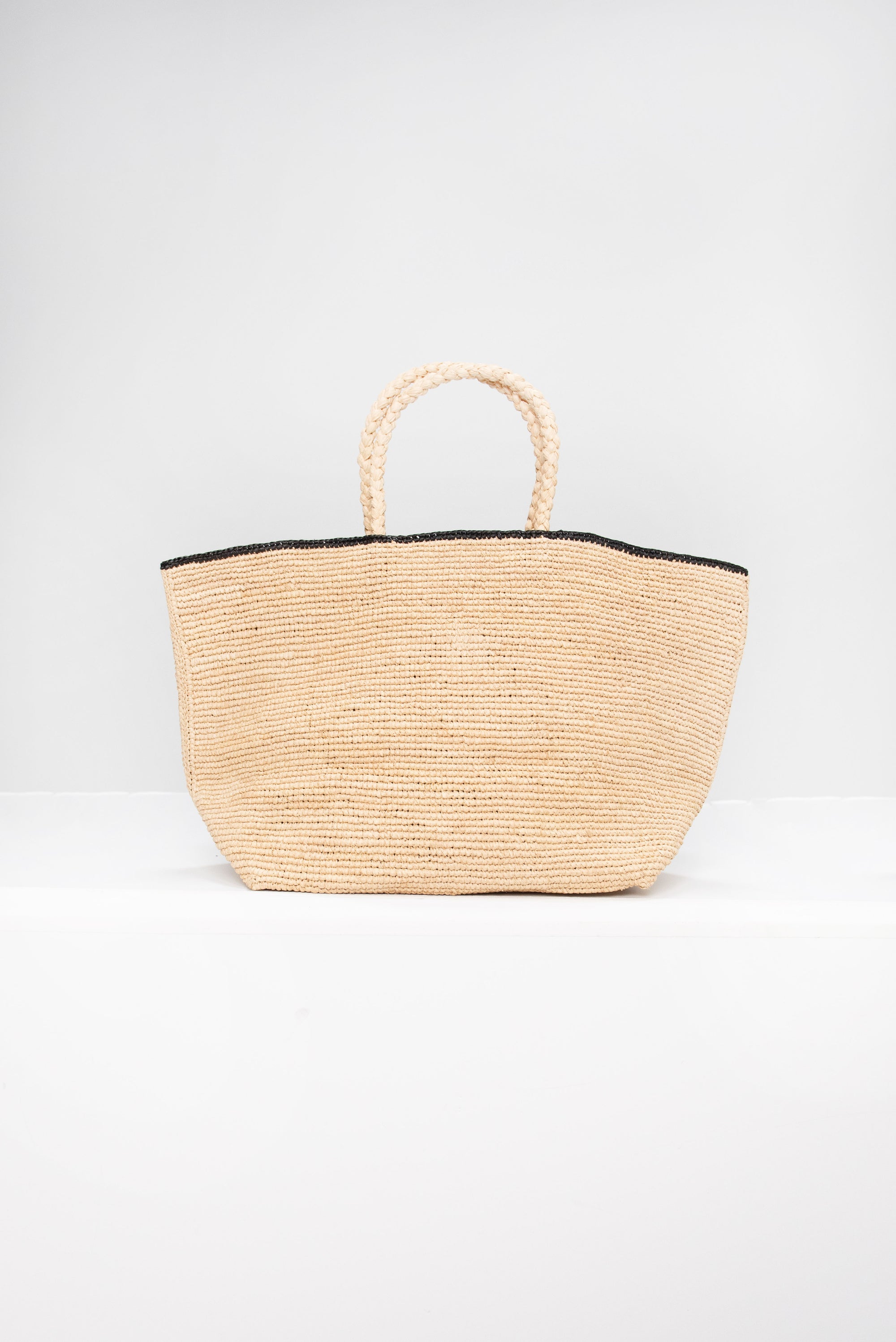 Rose Marie Grand Bag, Bicolore Naturel x Noir