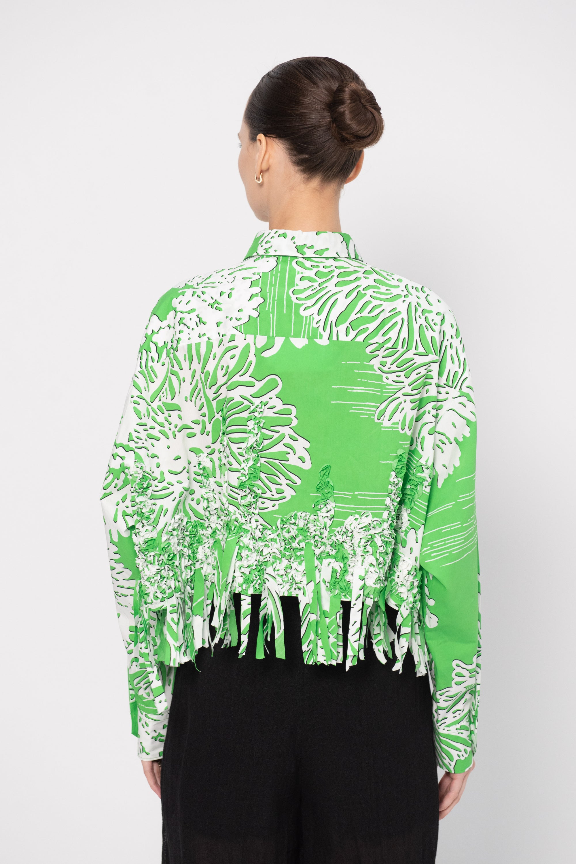 Shirt, Green &amp; Beige