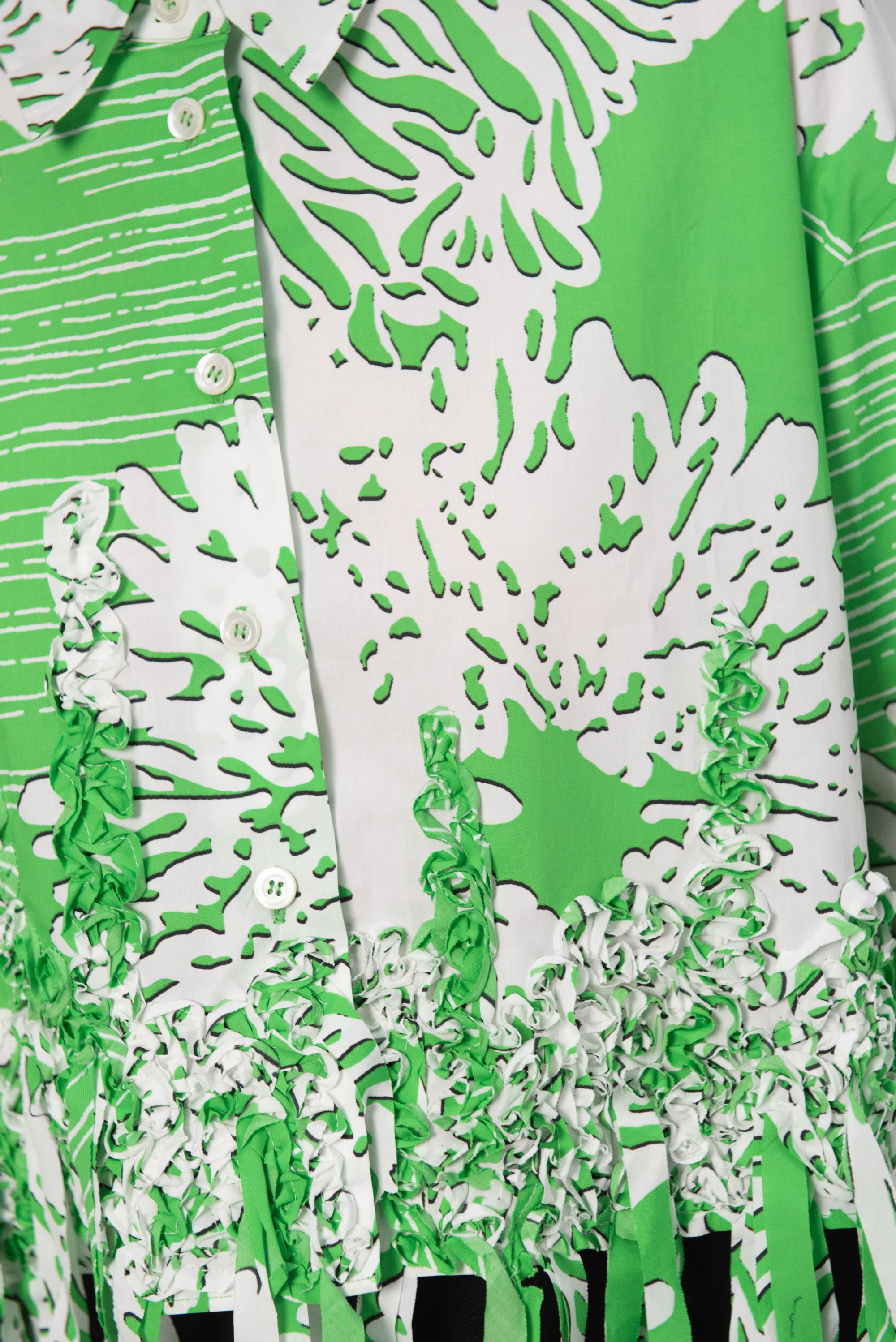 Shirt, Green &amp; Beige