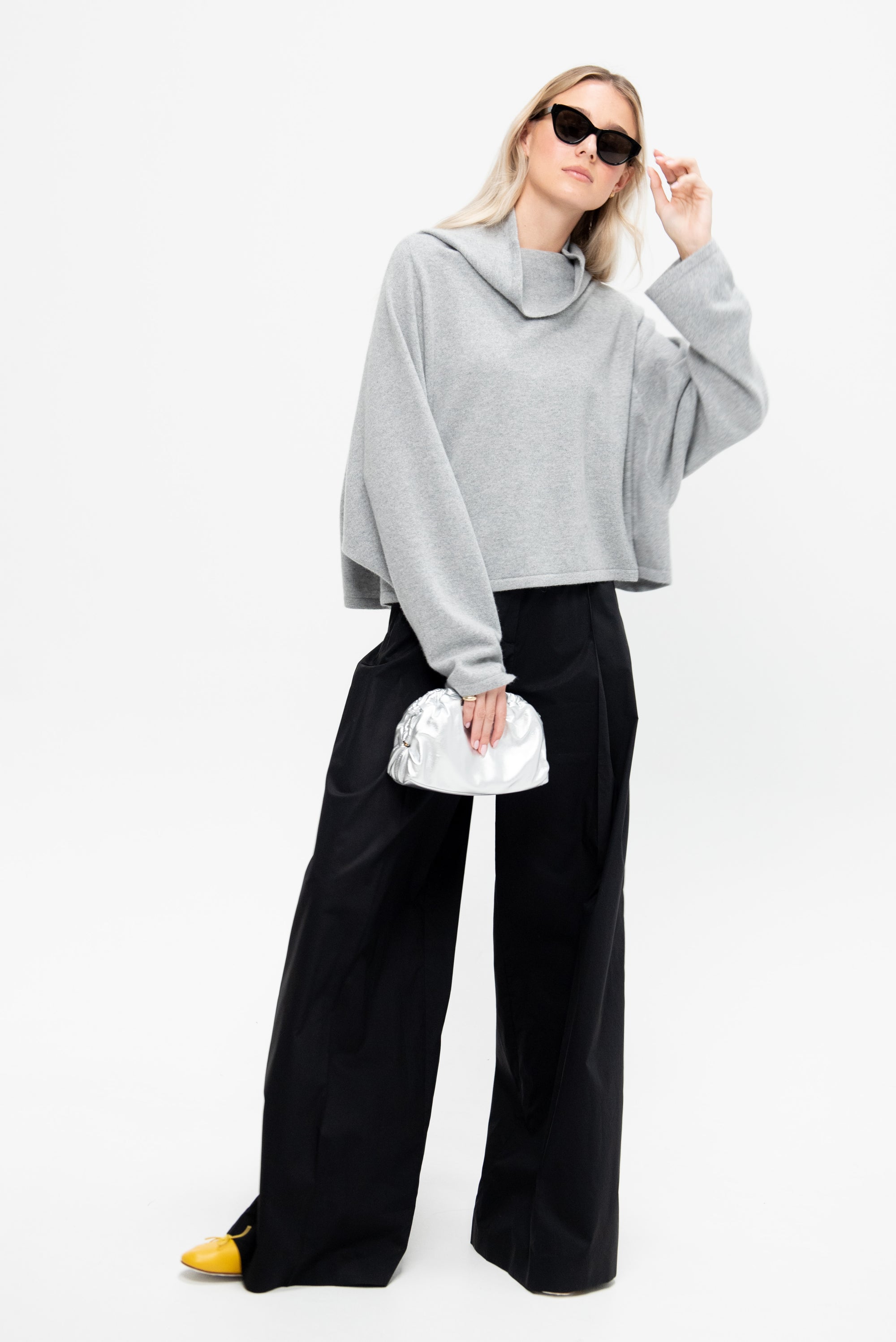 Wide Leg Trouser, Black