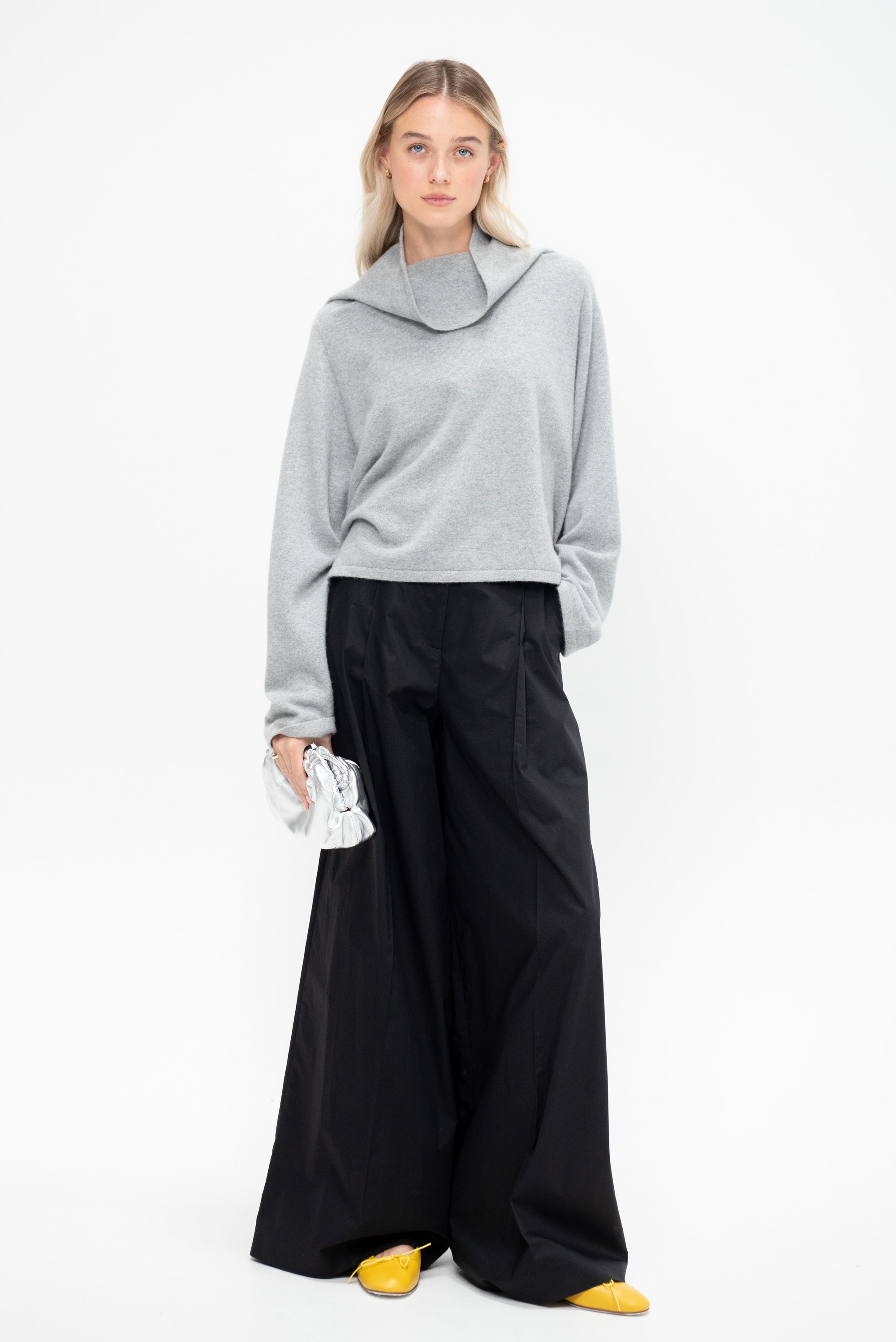 Wide Leg Trouser, Black
