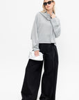 Wide Leg Trouser, Black