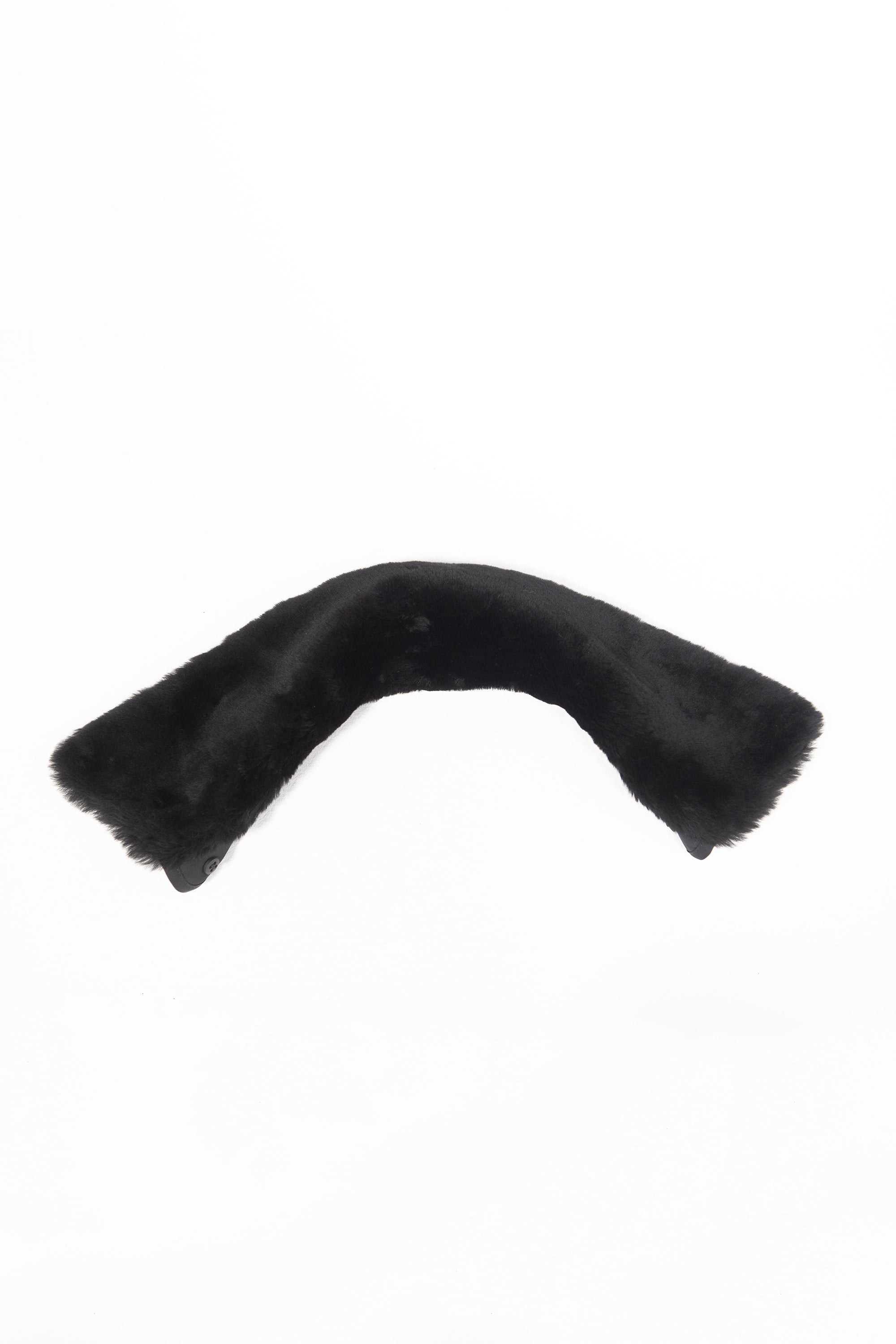 MARFA STANCE - Shearling Collar, Black