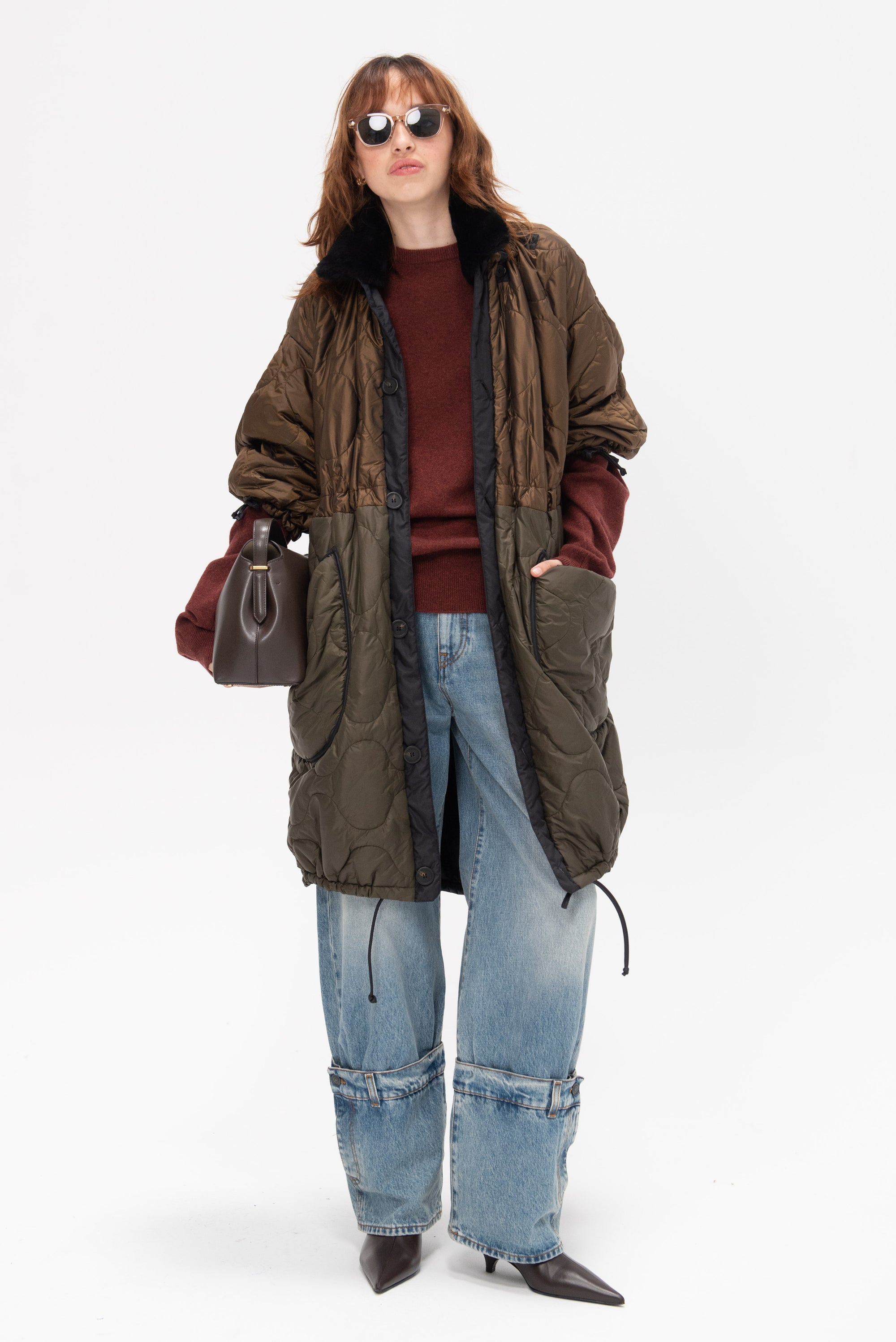 Parachute Parka, Bronze and Olive