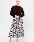 Drop Shoulder Cardigan, Plum