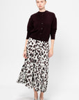 Drop Shoulder Cardigan, Plum