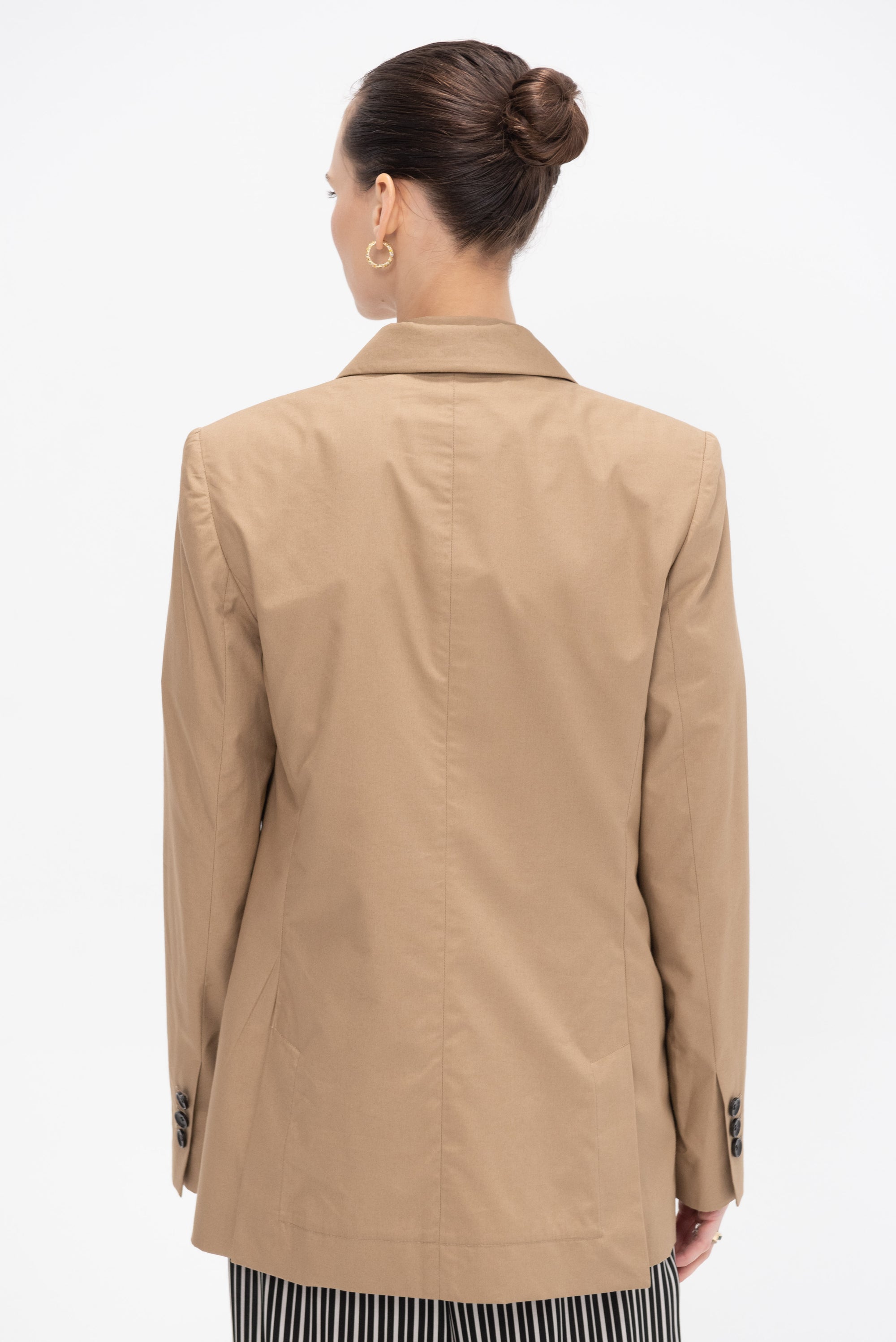 Billet Double Breasted Blazer, Walnut