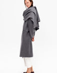 Cloak Sweater Coat, Charcoal