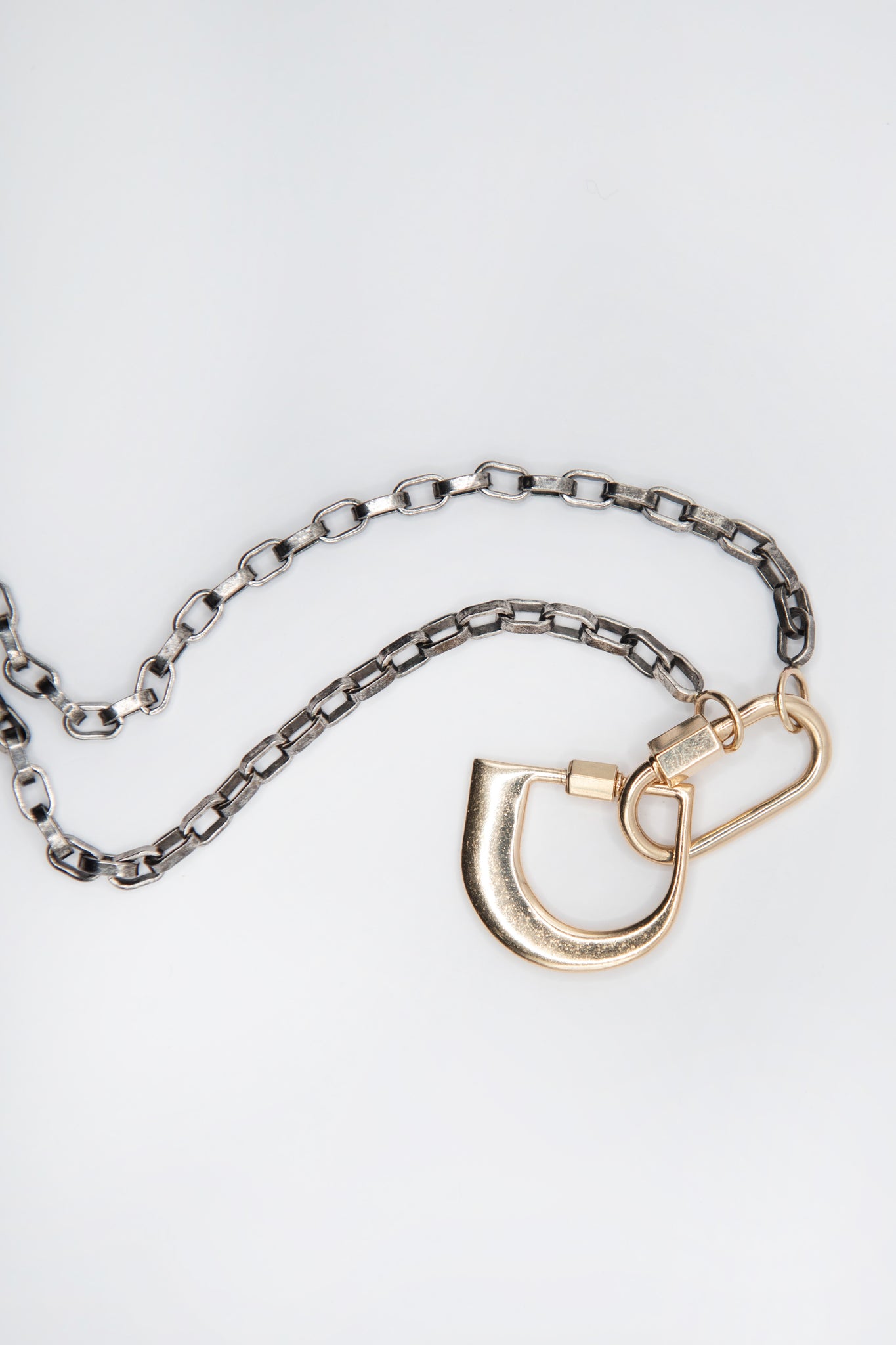 Small D Lock, Yellow Gold