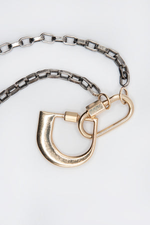 Small D Lock, Yellow Gold