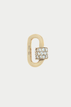 Stoned Chubby Babylock with Diamonds, Yellow Gold