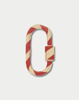 Medium Lock, Red Enamel