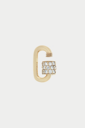 Stoned Chubby Babylock with Diamonds, Yellow Gold