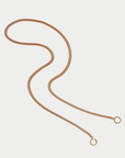 Not So Heavy Curb Chain - 17", Yellow Gold