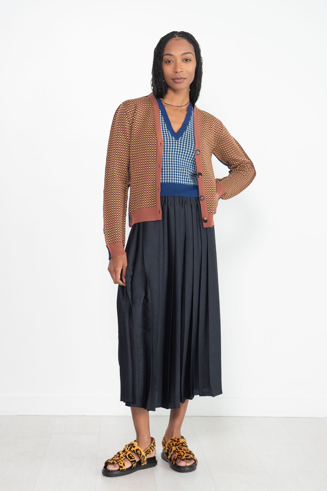 MARNI - CARDIGAN JACQUARD, multi