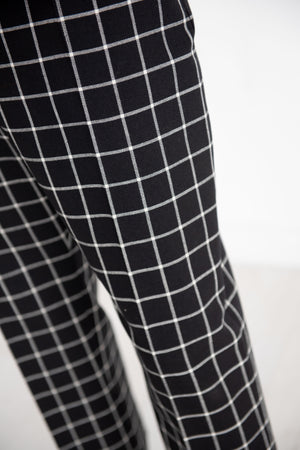 MARNI - Checked Wool Trouser, Black