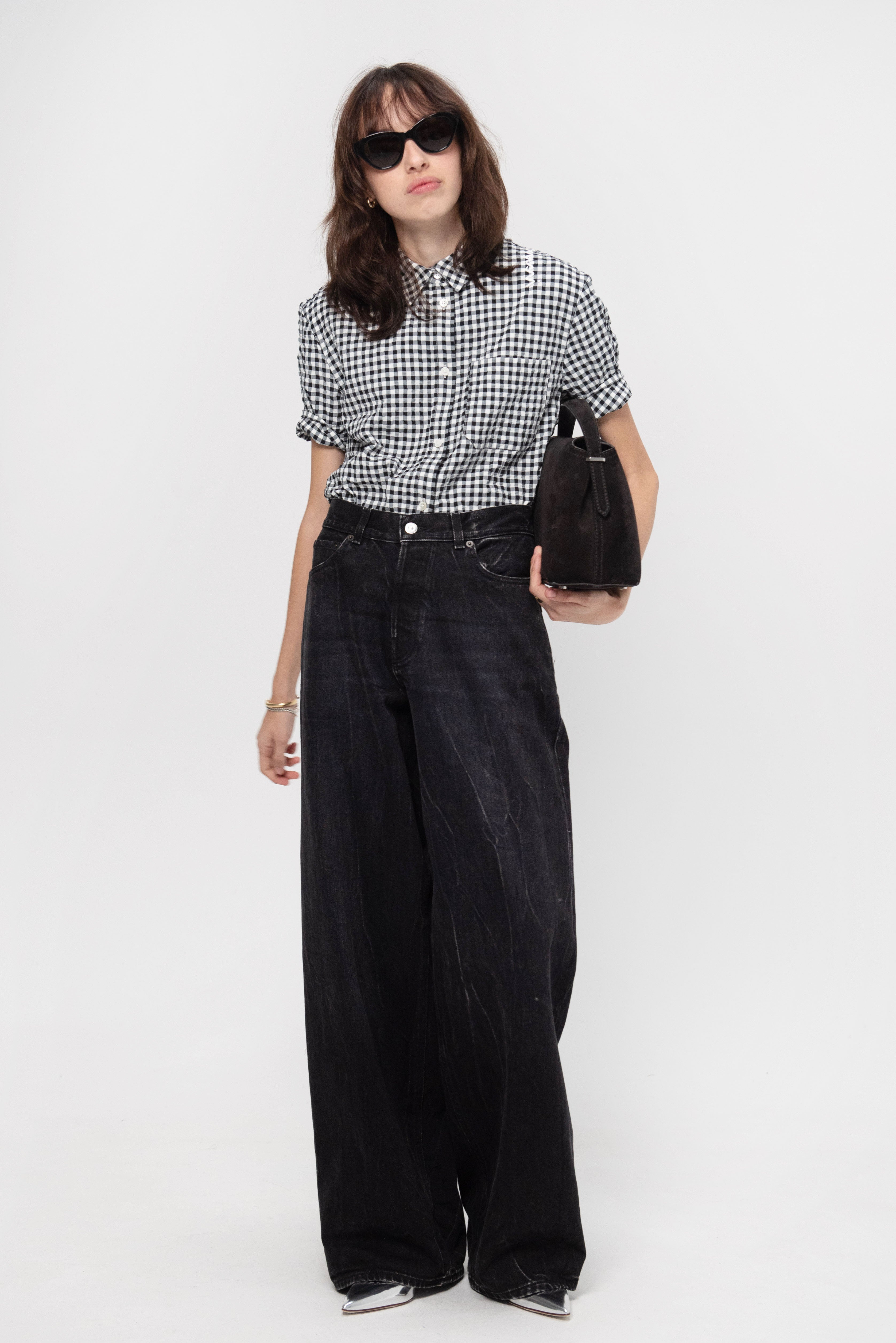 【MIM the wardrobe】SUNNY SEERSUCKER CHECK SHIRT★韓国 marni-checkered-shirt-