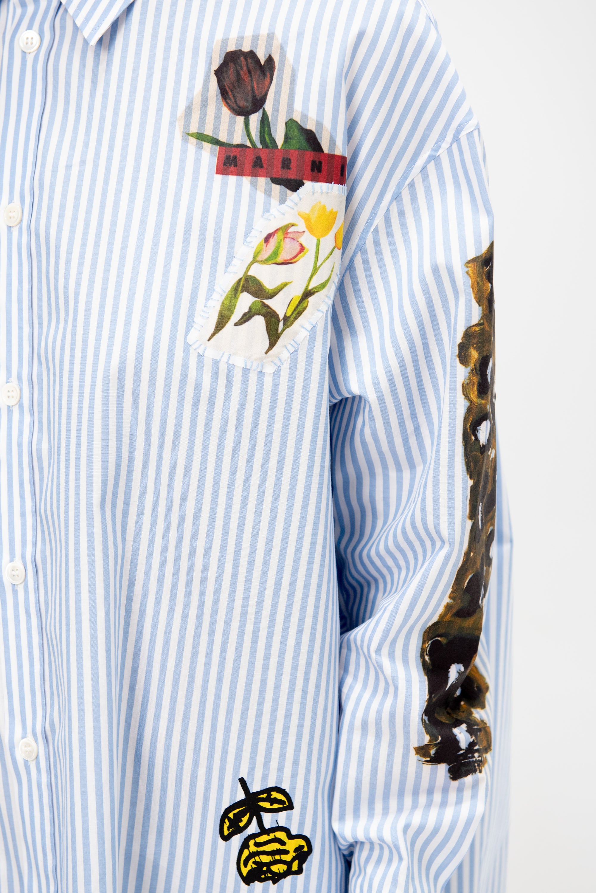 Poplin Shirt Dress, Iris Blue