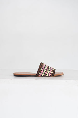 MARNI - Flat Mule Sandal, Multi