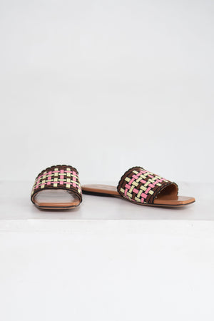 MARNI - Flat Mule Sandal, Multi