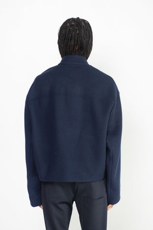 Christian Wijnants - JIGUR VARSITY JACKET, NAVY