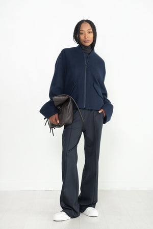 Christian Wijnants - JIGUR VARSITY JACKET, NAVY