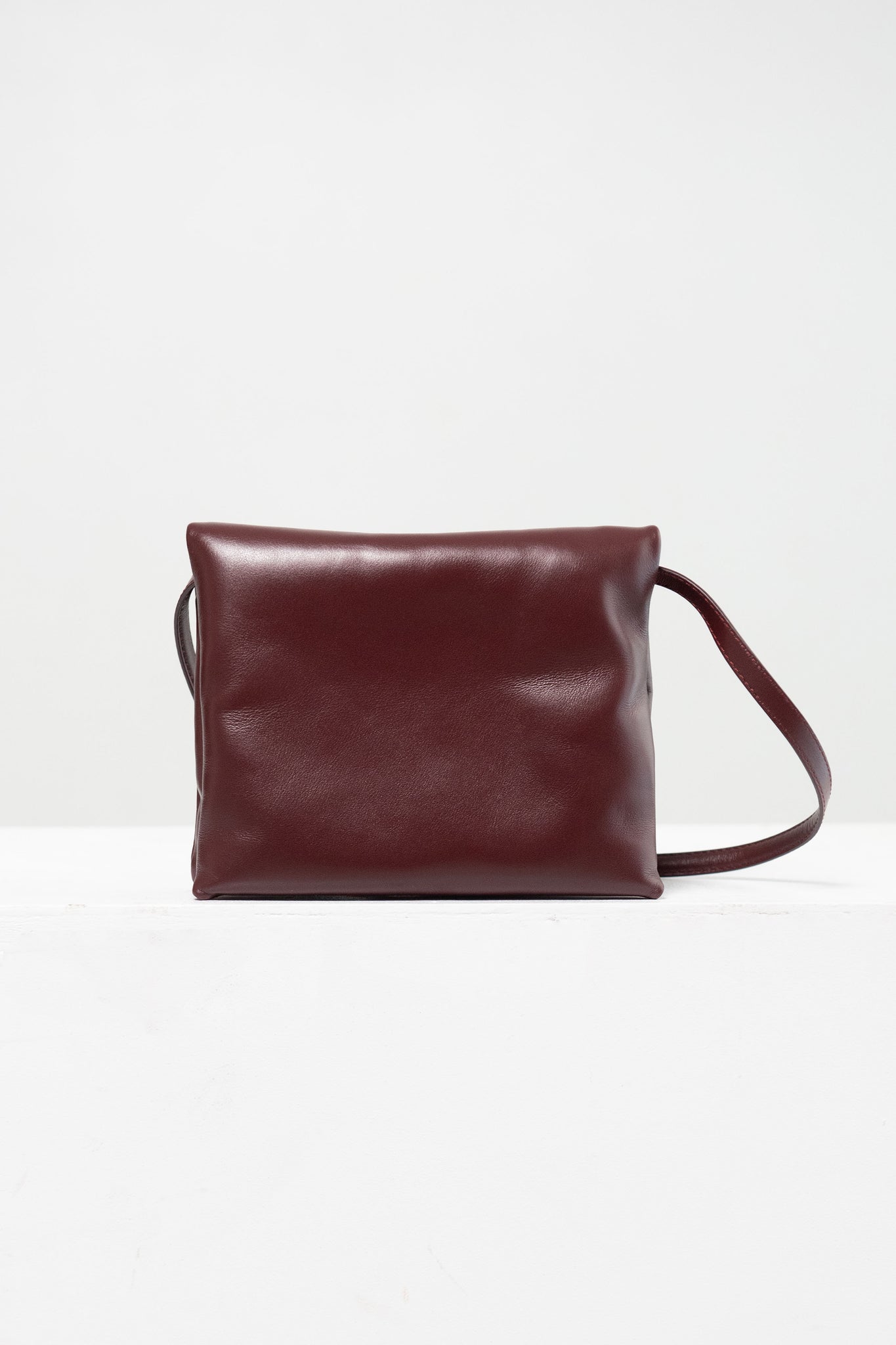 MARNI - Pochette with Flap, Dark Port