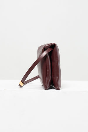 MARNI - Pochette with Flap, Dark Port