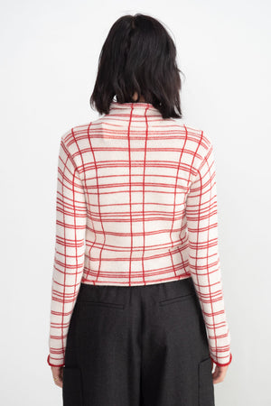 MARNI - Turtleneck Sweater, Red & White