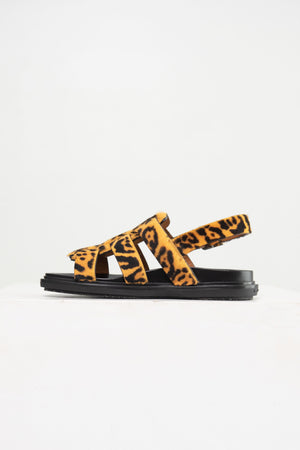 MARNI - Fussbett Gladiator, Leopard