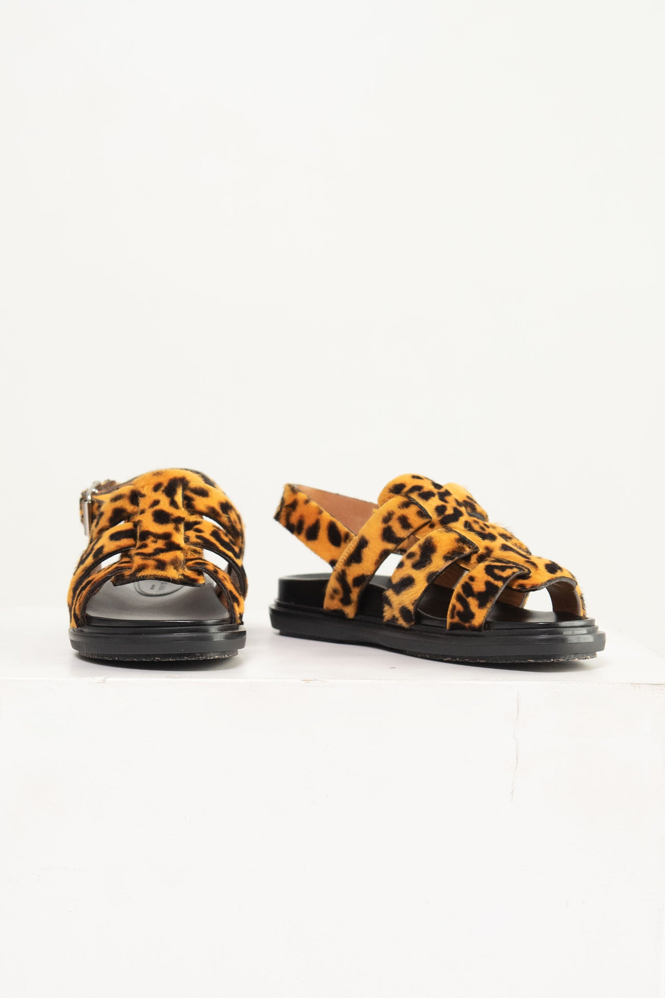 MARNI - Fussbett Gladiator, Leopard