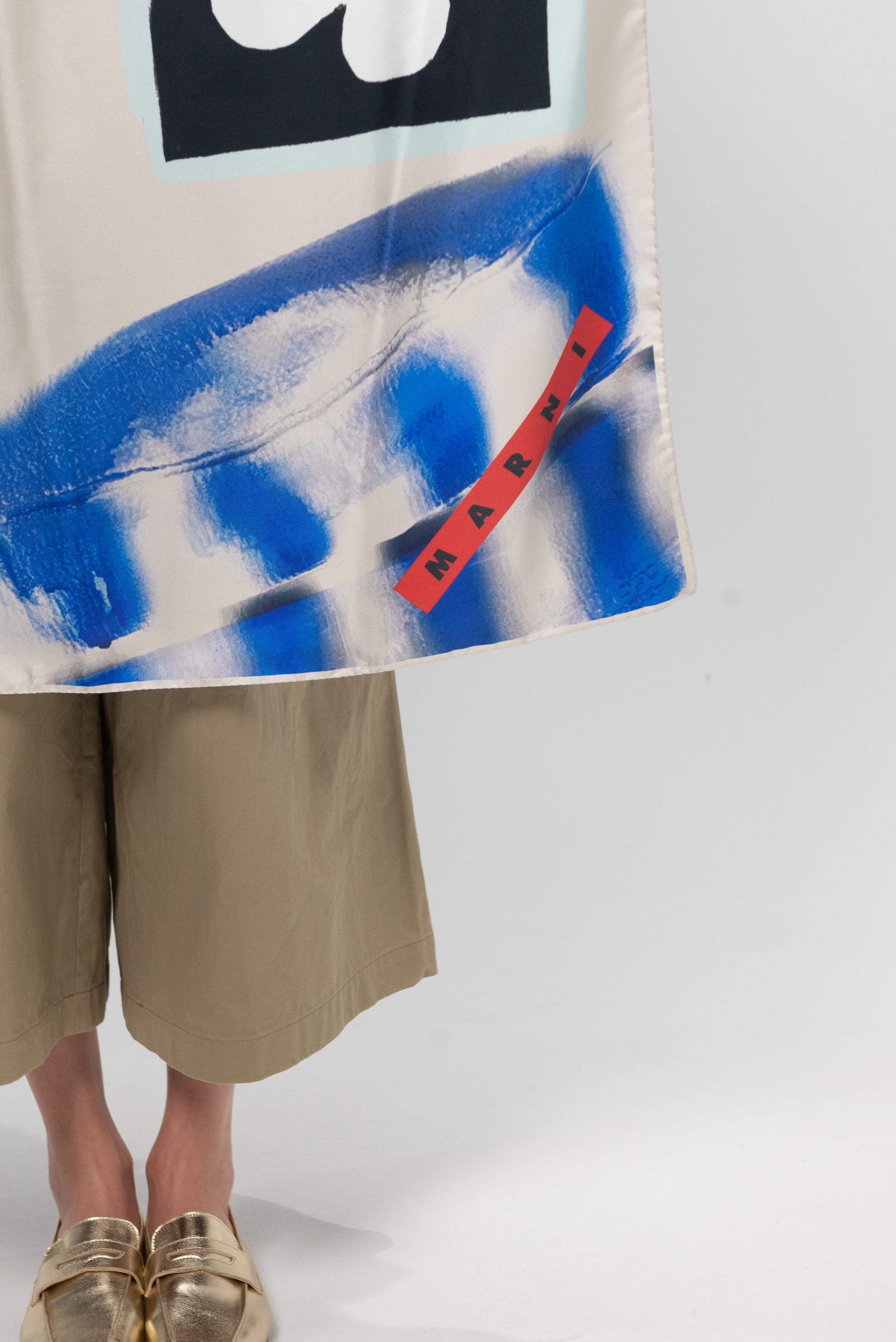 Scrapbook Artist Silk Scarf, Glass