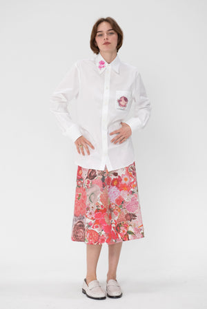 MARNI - Organic Poplin Shirt, Lily White