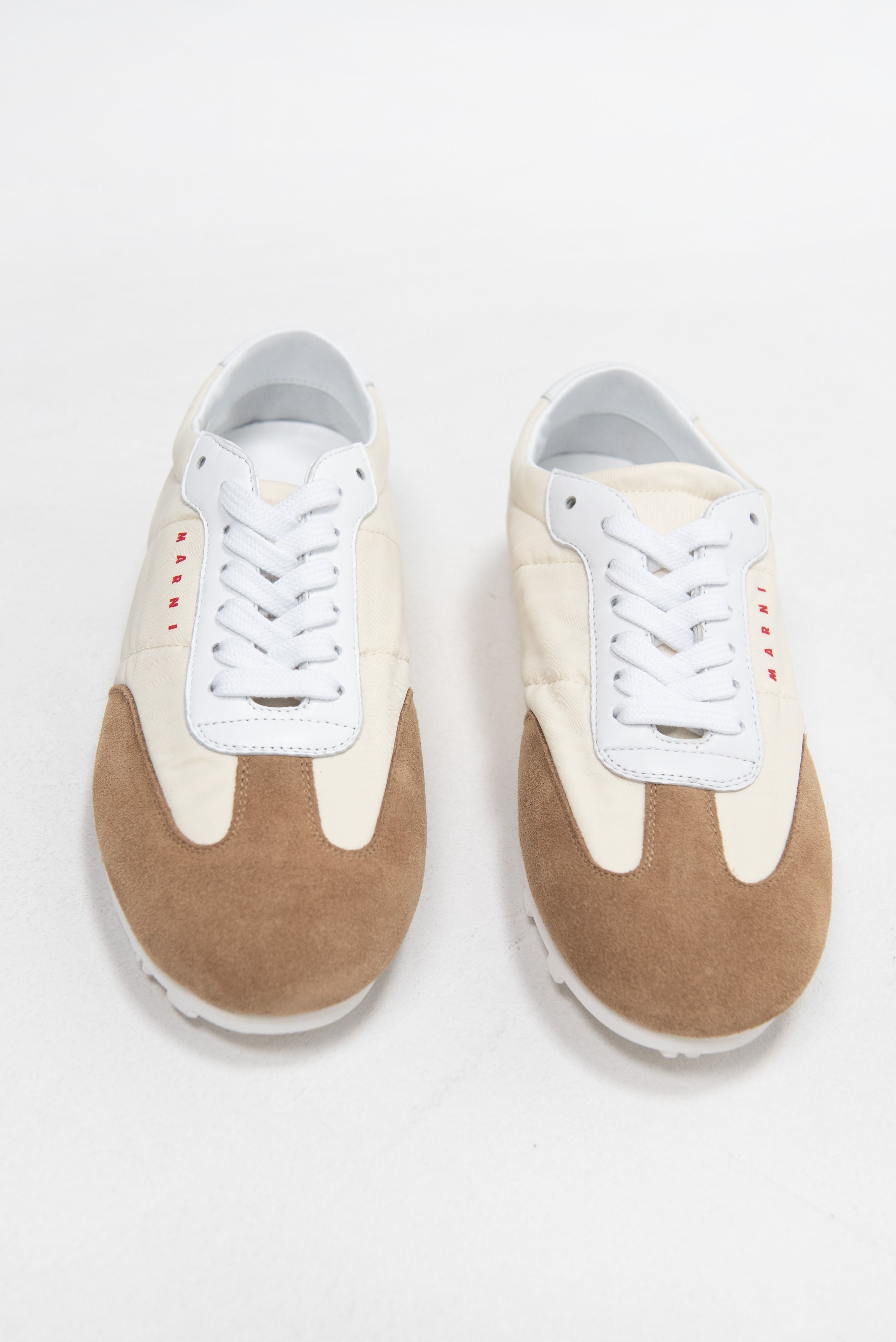 Marni Nylon Softy Soccer Sneaker, Off White – Kick Pleat Marni Nylon Softy Soccer Sneaker, Off White – Kick Pleat