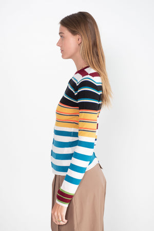 MARNI - Stripe Round Neckline, Multicolor