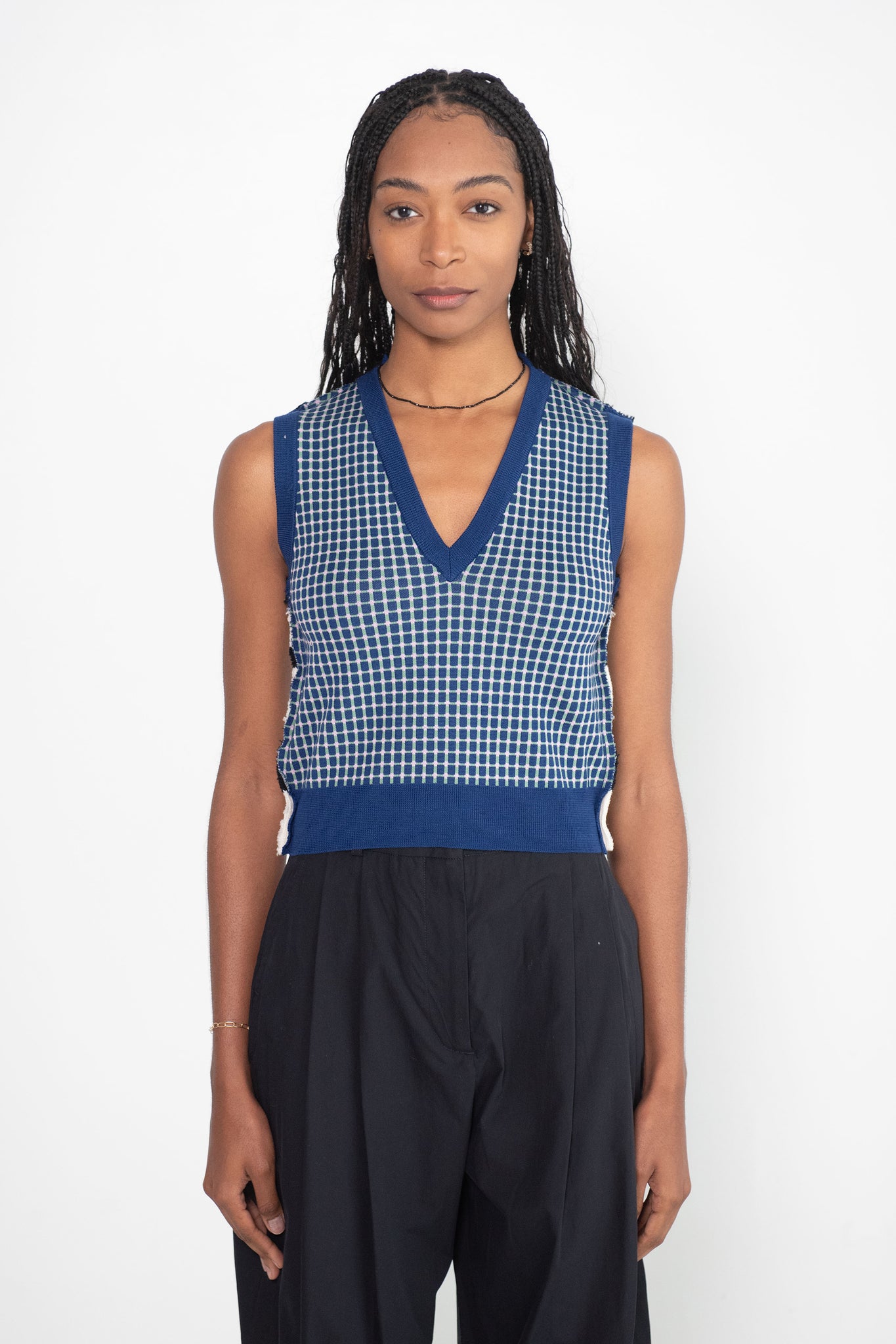 MARNI - SWEATERVEST V NECK JACQUARD, multi