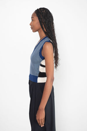 MARNI - SWEATERVEST V NECK JACQUARD, multi