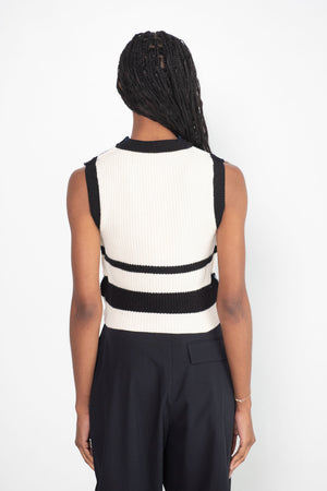 MARNI - SWEATERVEST V NECK JACQUARD, multi