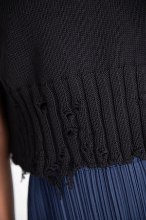 MARNI - Cotton Cropped Vest, Black